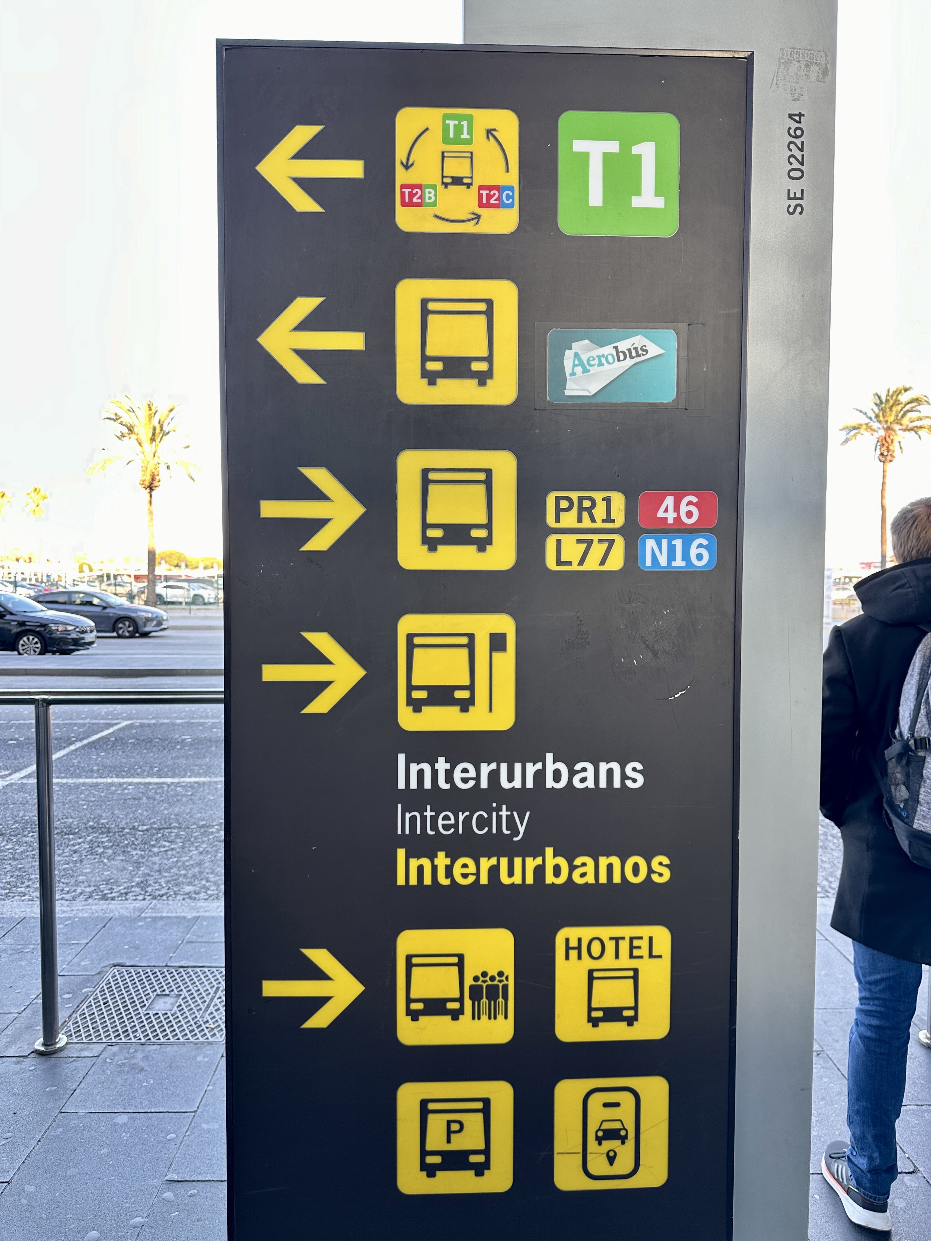 바르셀로나 공항버스 타러 가는길