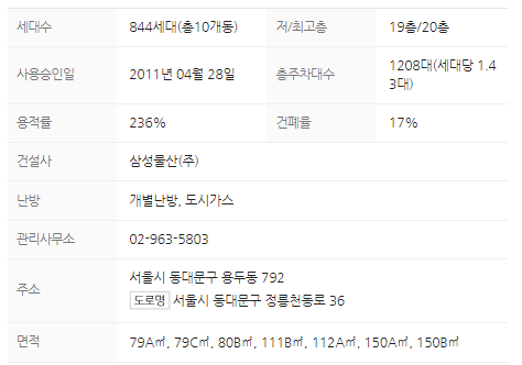 단지정보