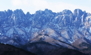 속초 설악산의 겨울