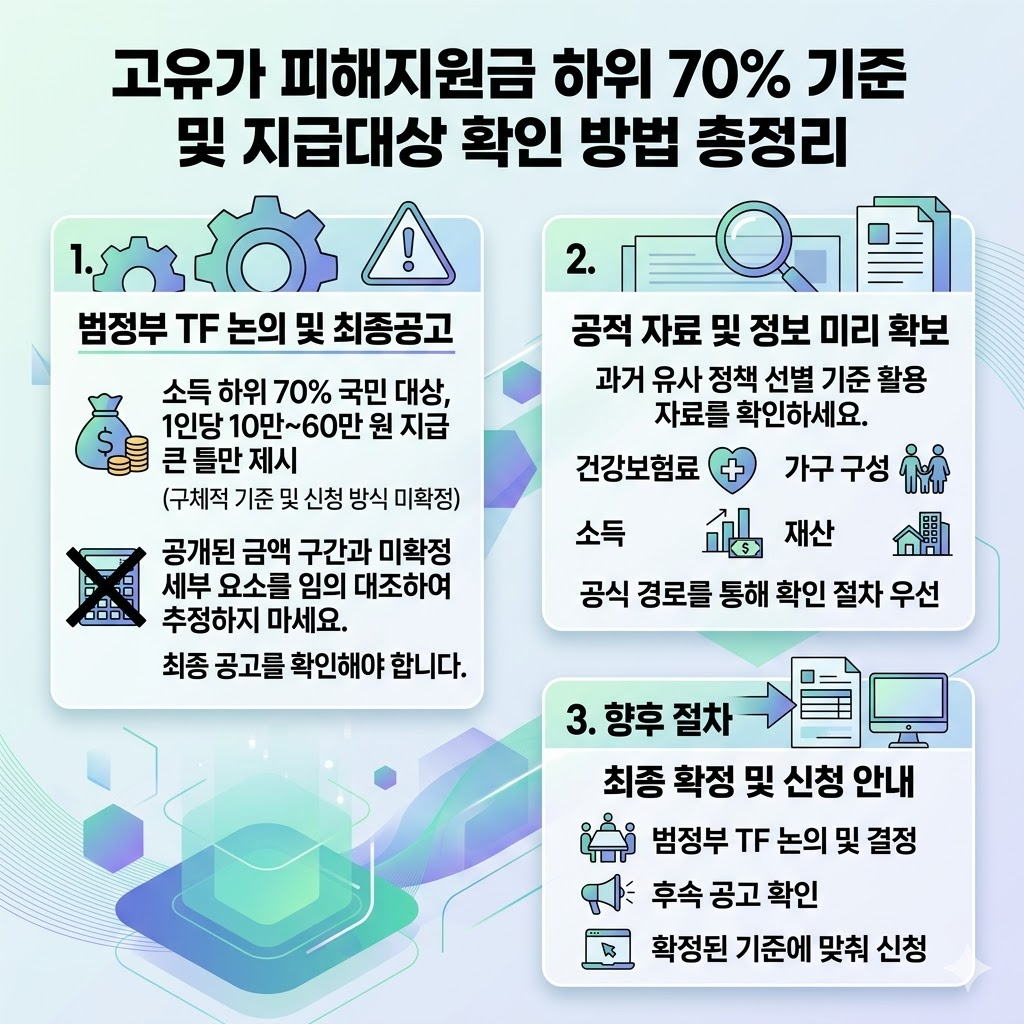 2026 고유가 피해 지원금 대상 확인 완벽 가이드 