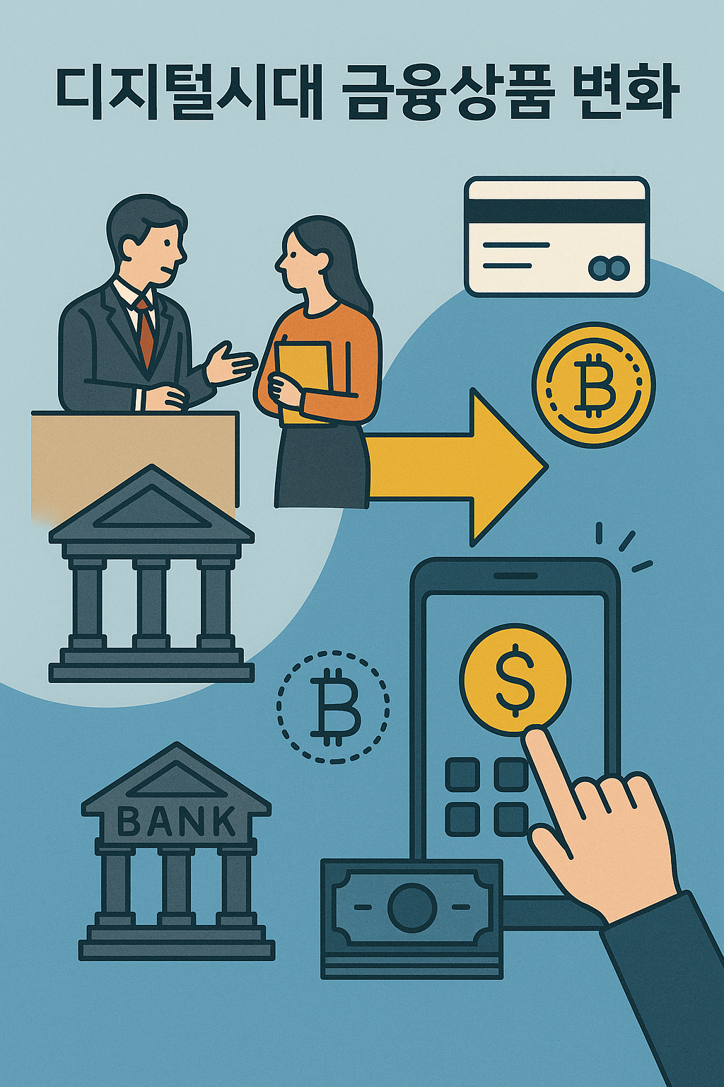 디지털 시대 금융상품 변화 이미지