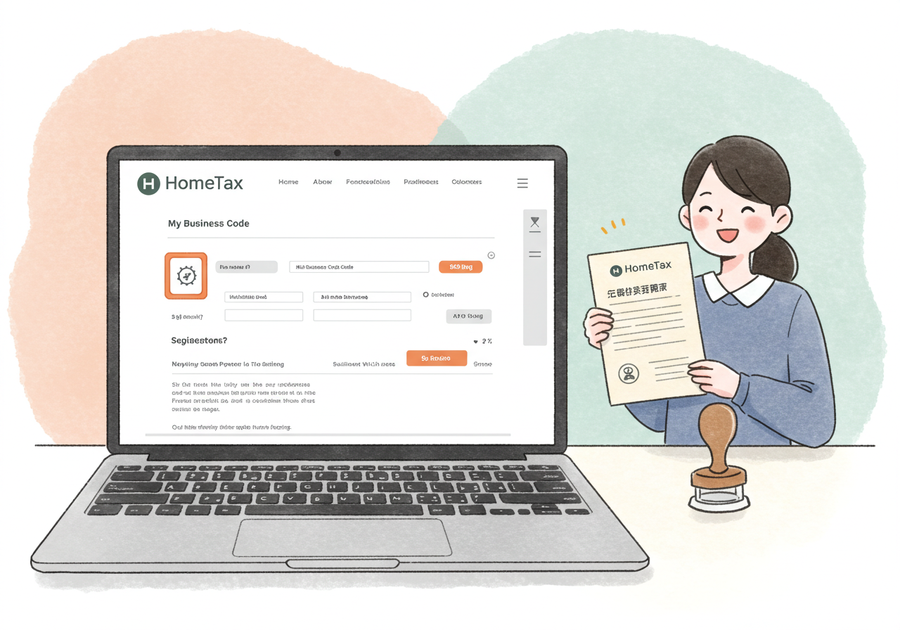 주업종코드확인서 발급 완벽 꿀팁&amp;#44; 홈택스 5분 만에 끝내기!