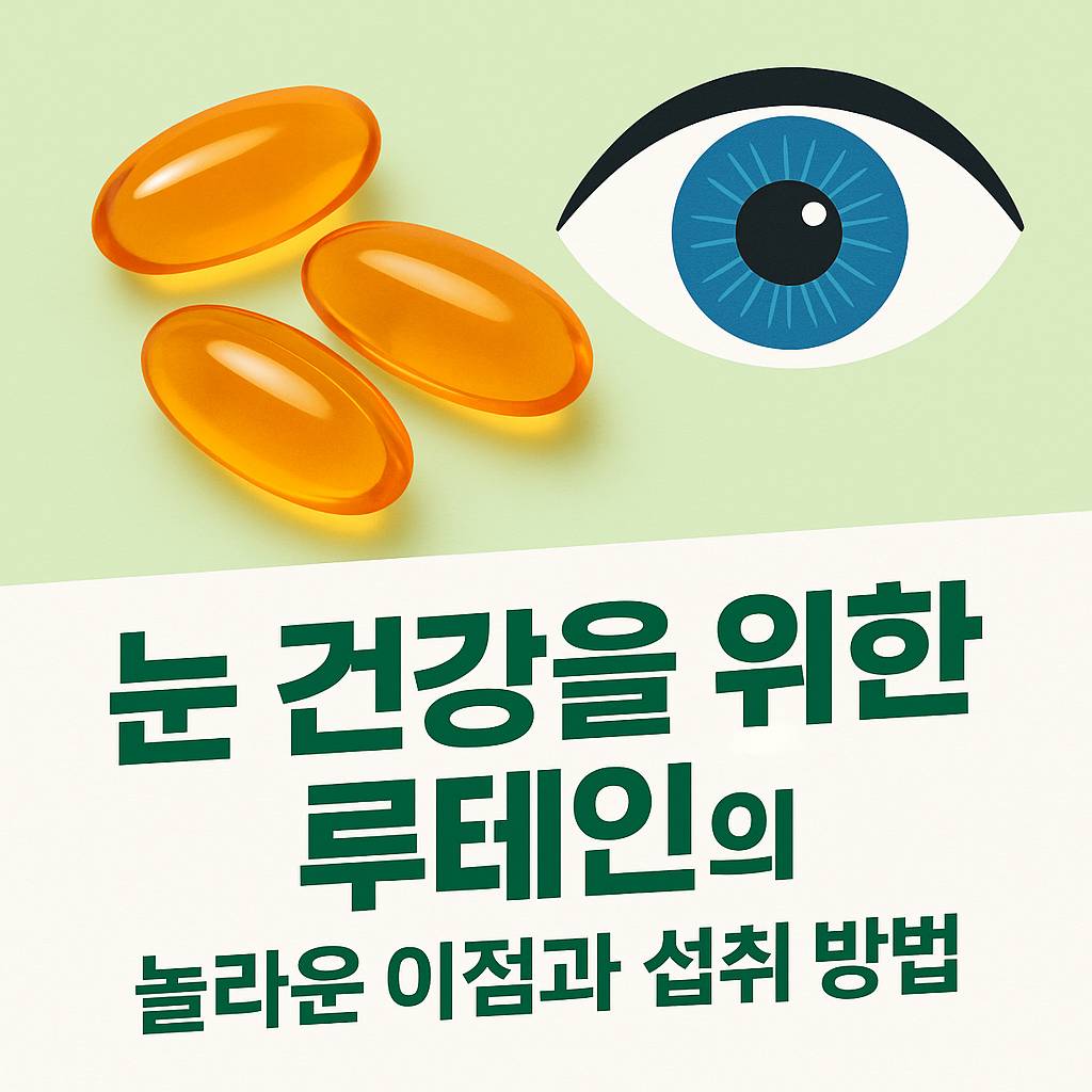 루테인의 이점과 섭취 방법