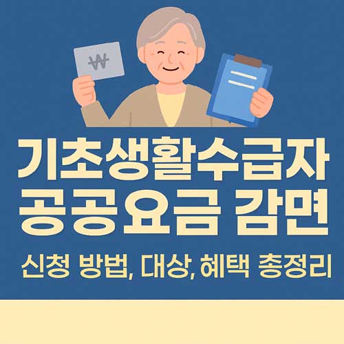기초생활수급자 공공요금 감면