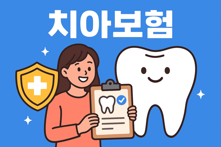 2025 치아보험 비교표