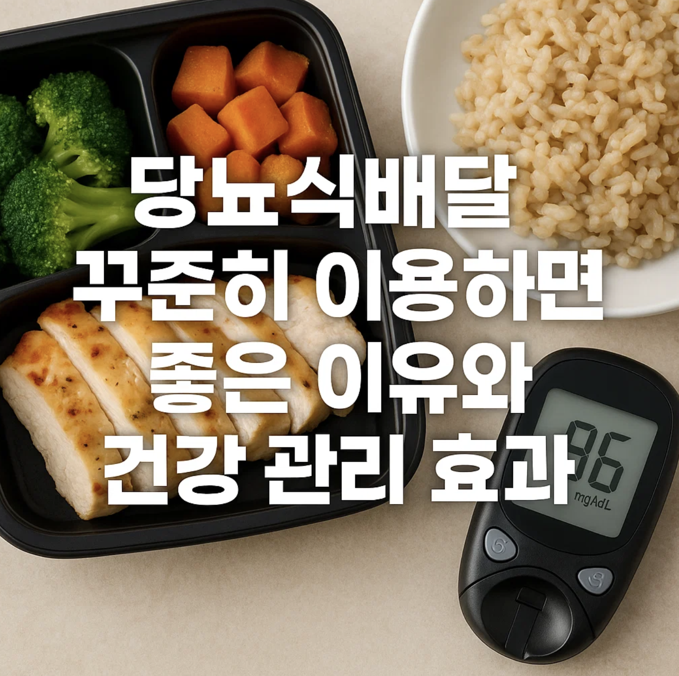 당뇨식배달 꾸준히 이용하면 좋은 이유와 건강 관리 효과