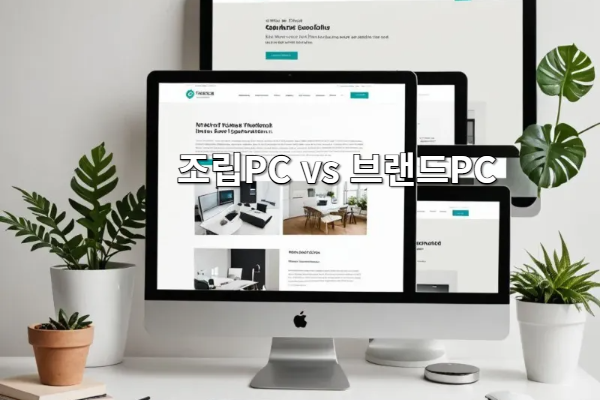 조립PC와 브랜드PC의 차이점 및 장단점