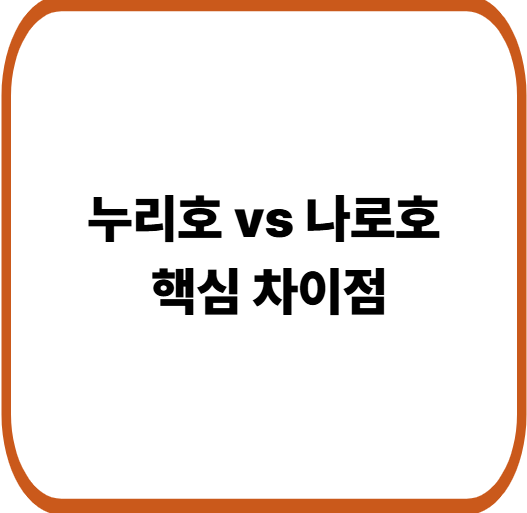 누리호 vs 나로호 차이, 진짜 핵심
