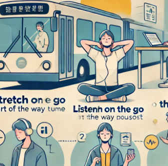 출퇴근 시간 유형별 건강 루틴 구성과 앱 및 도구 활용법