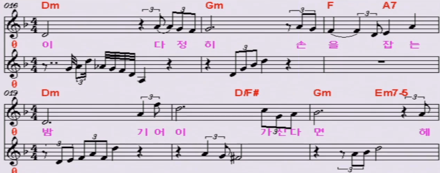태진아(쟈니 리) 뜨거운 안녕 악보