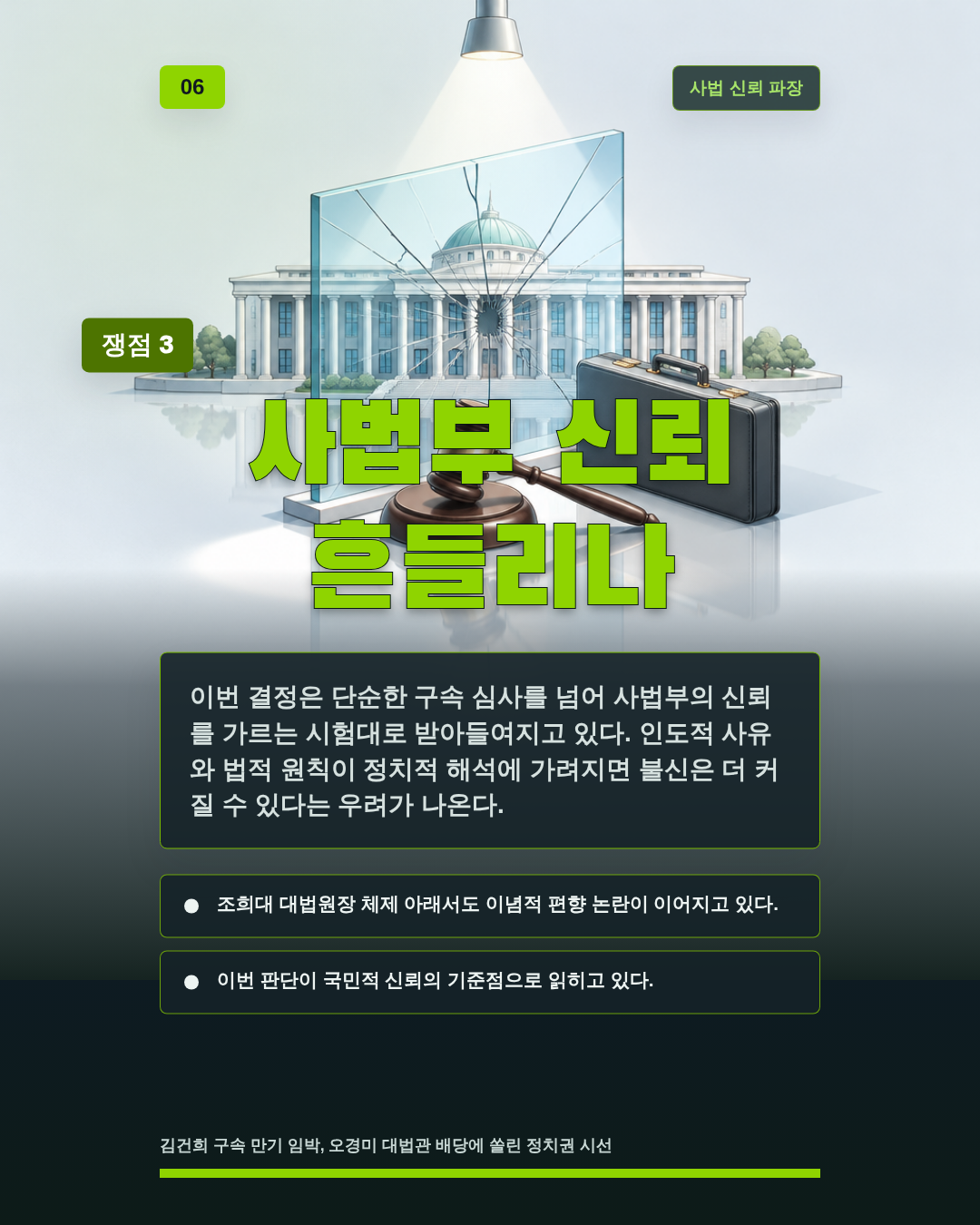 사법부 신뢰 흔들리나