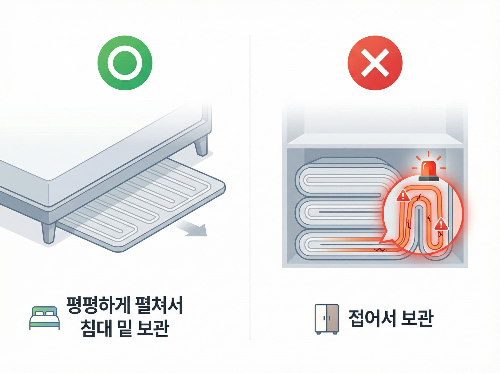 온수매트 관리, 물 빼는 법과 보관 주의사항 총정리