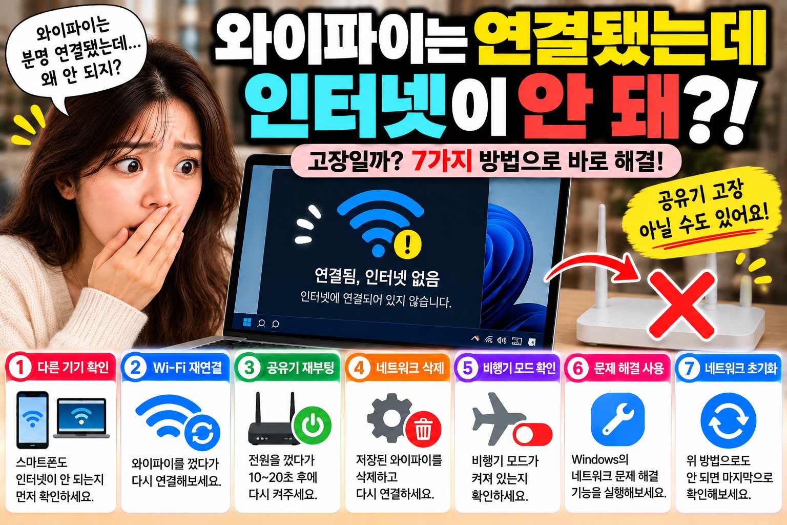 와이파이연결안됨