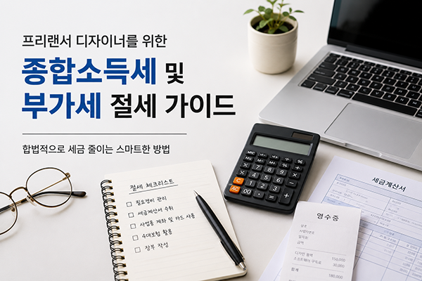 프리랜서 디자이너를 위한 종합소득세 및 부가세 절세 가이드