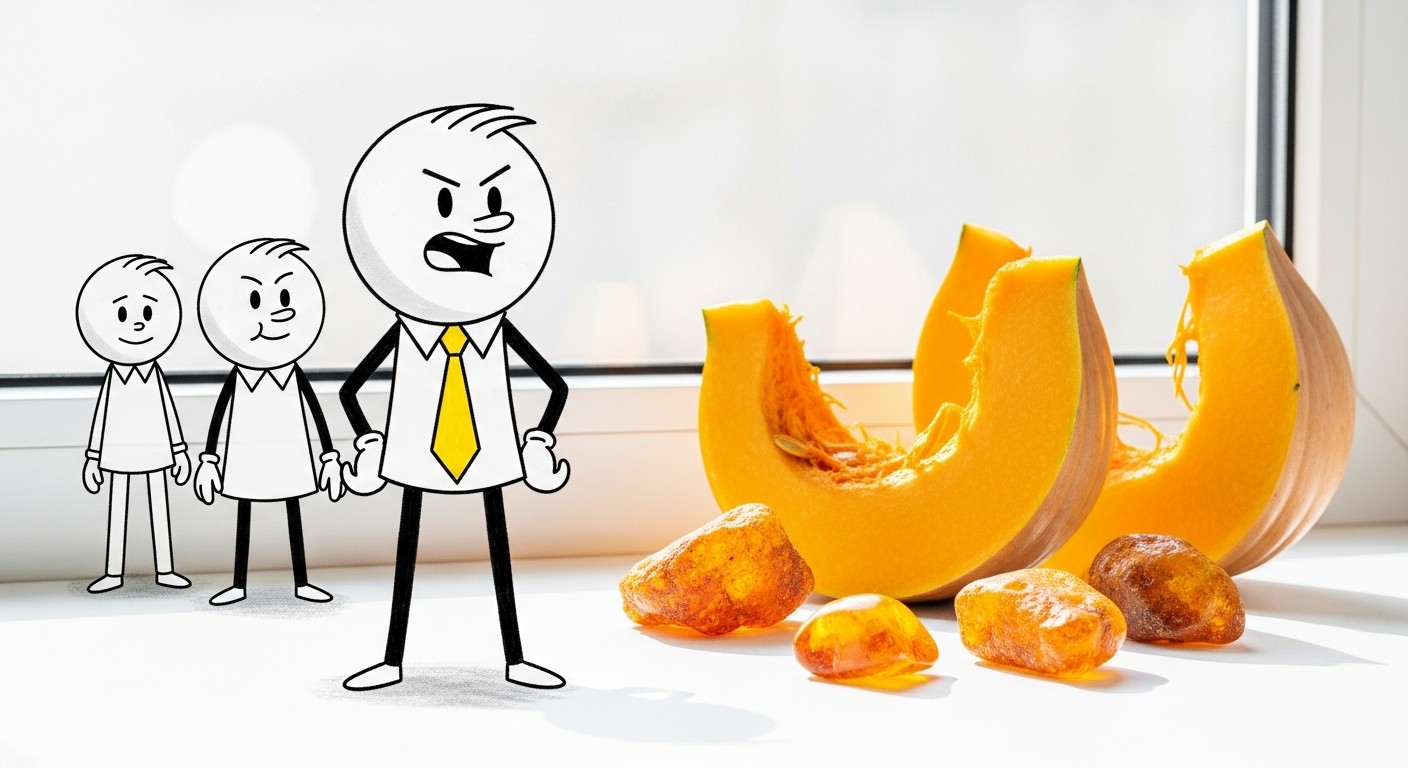 노란 늙은 호박과 황금빛 보석 호박의 색채 유사성