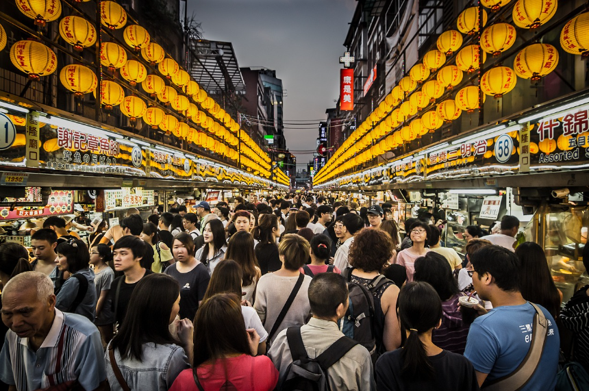 대만 야시장 사진