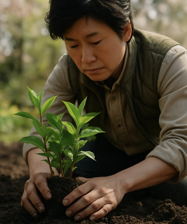 성공적인 첫걸음&amp;#44; 옮겨 심기
