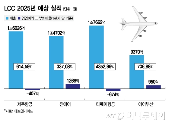 LCC 2025년 예상 실적
