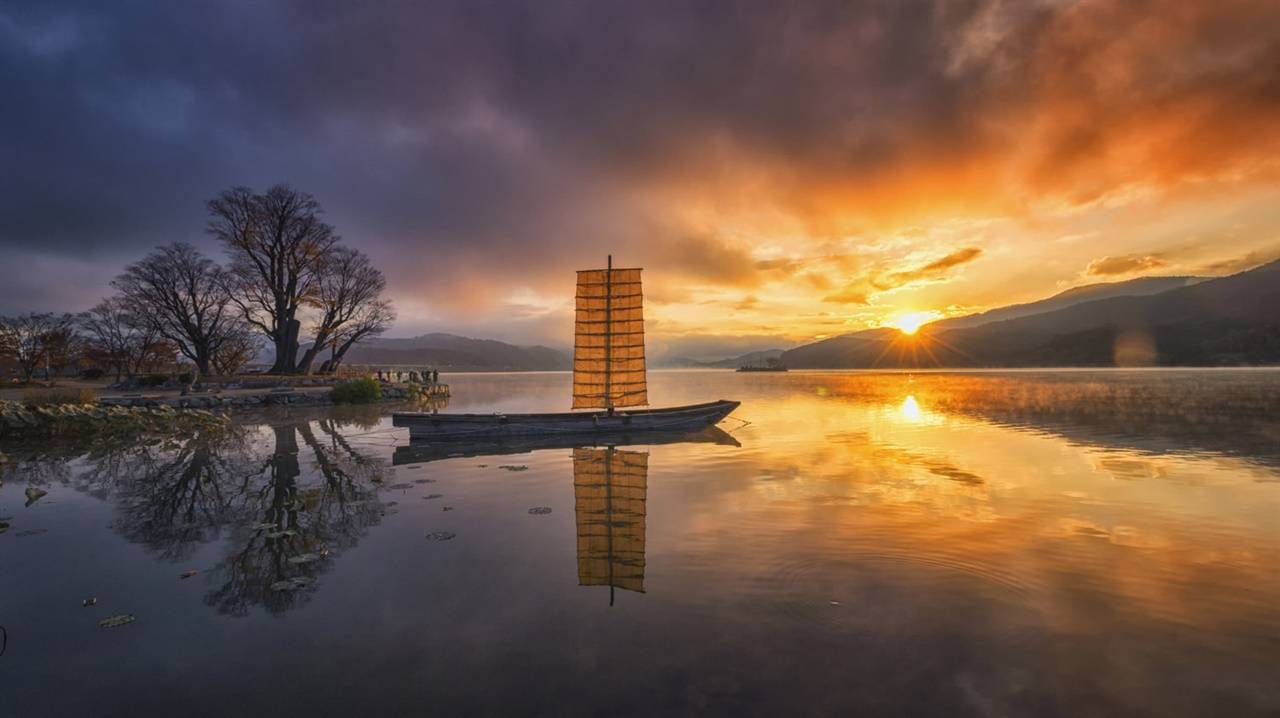 양평 두물머리 일몰