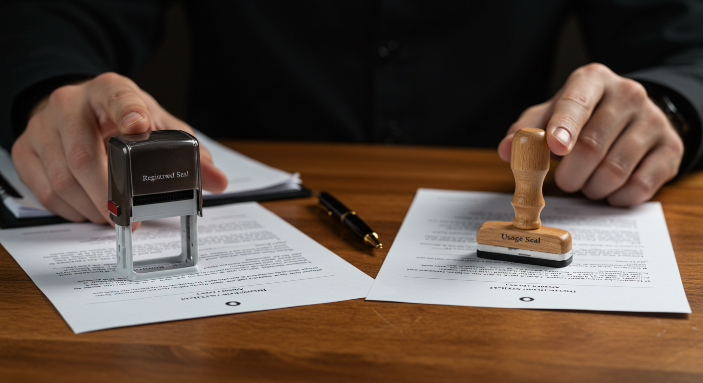 인감도장&amp;#44; 막도장