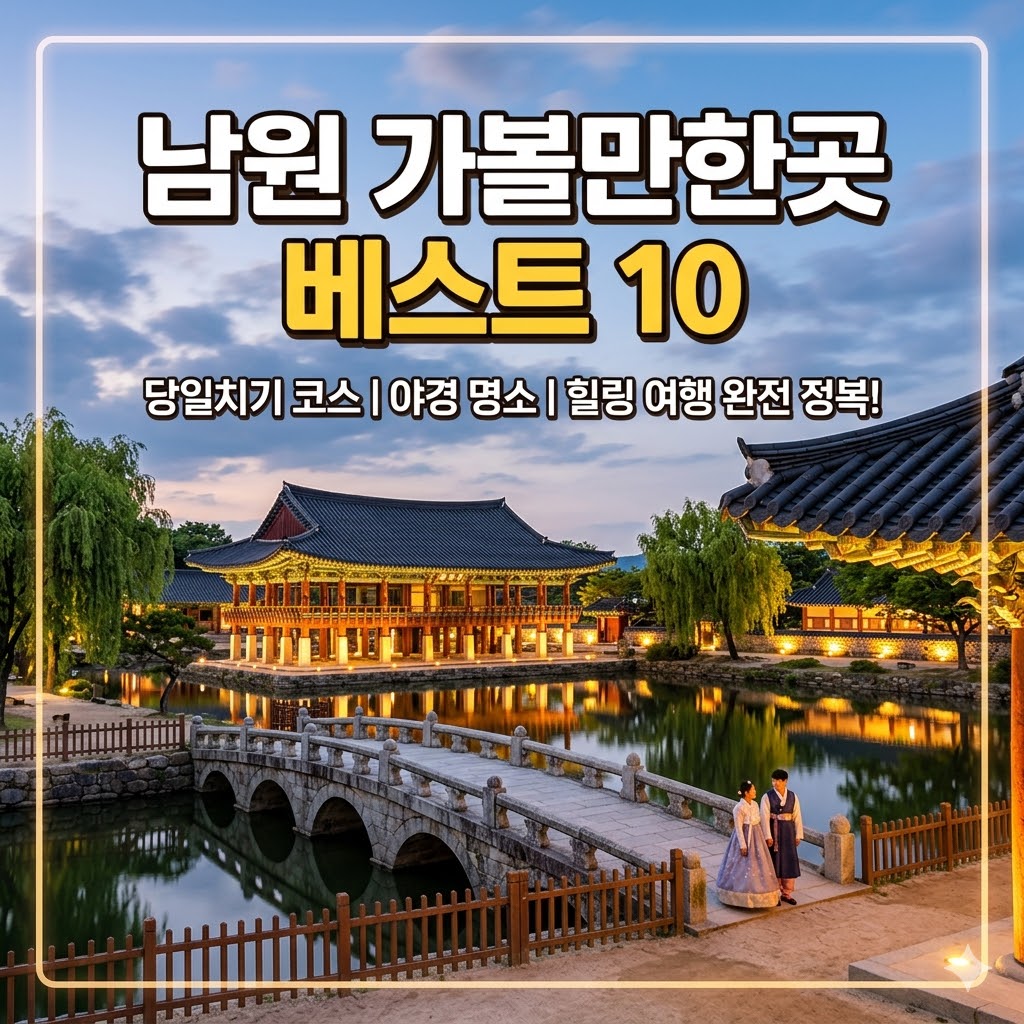 남원 가볼만한곳 베스트10