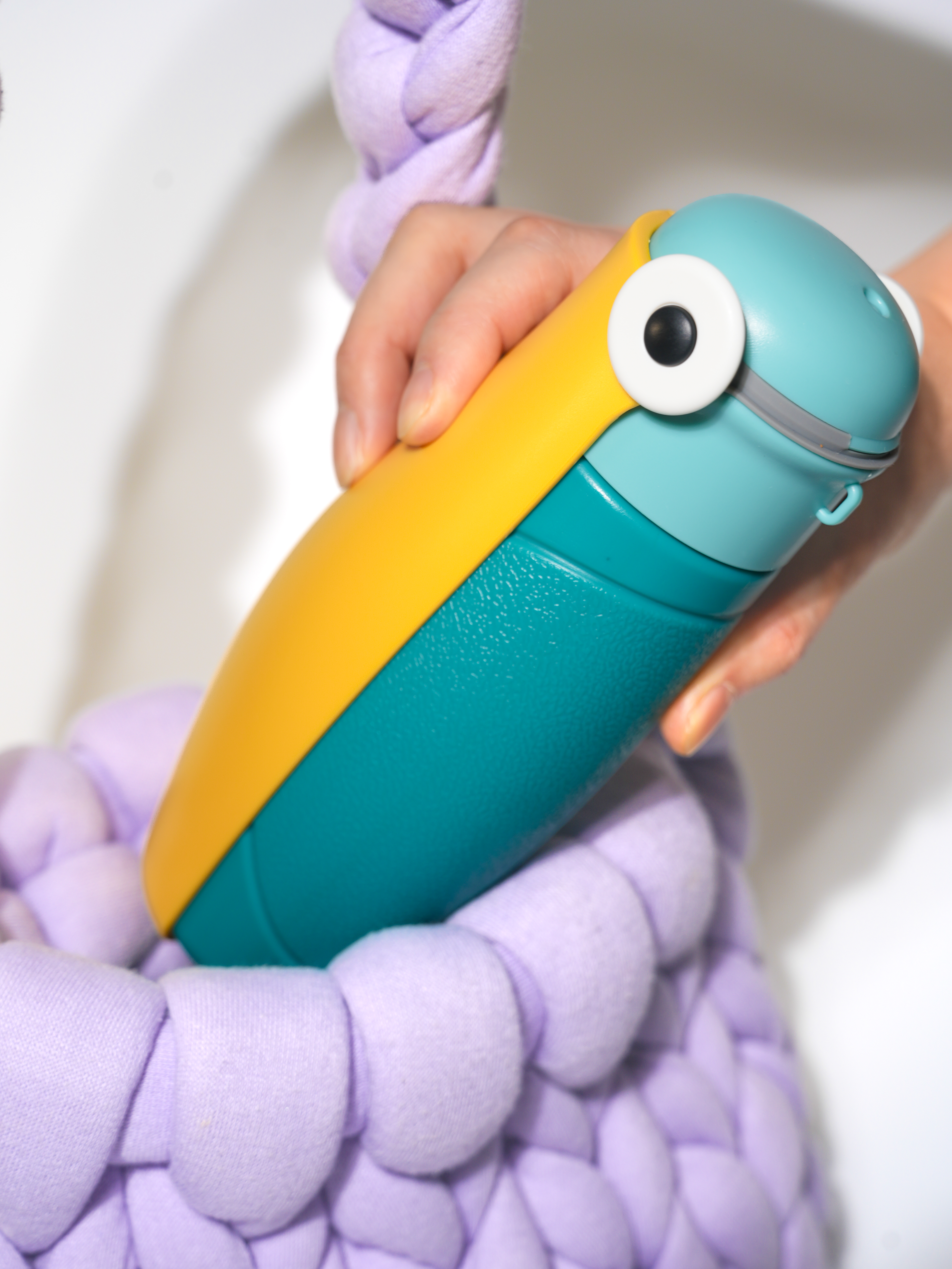 여우소리 펠리컨 강아지 물통