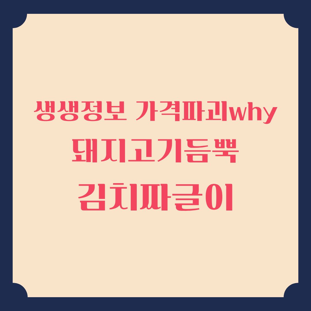 생생정보 김치짜글이 정보