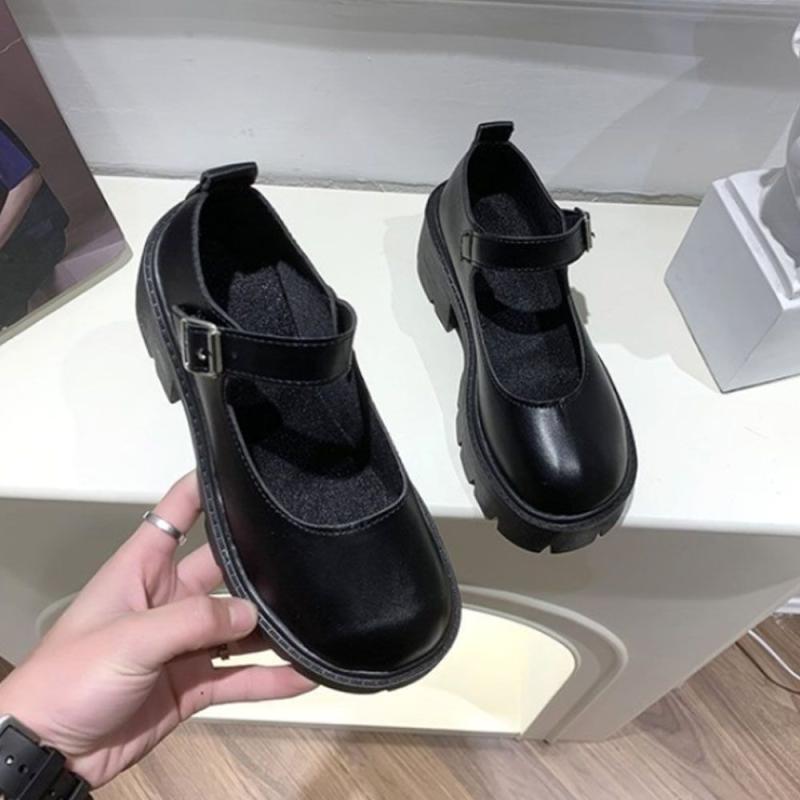 데일리 여자 통굽 펌프스 구두 메리제인 슈즈