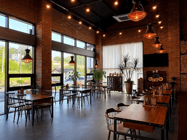 탕정 맛집 "메밀집" 내부