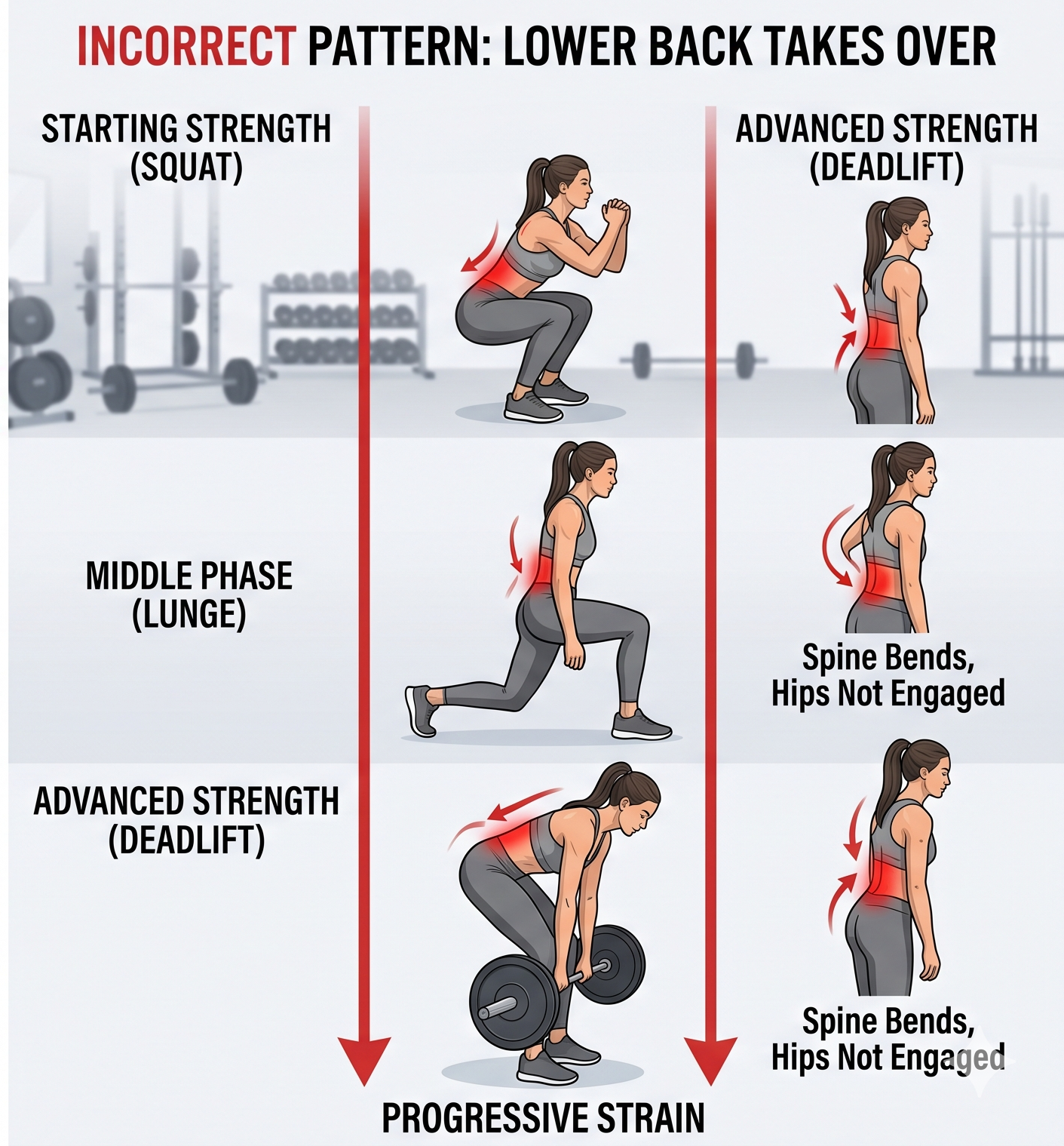 하중 분산 vs 허리 집중: 고관절이 기준이다
