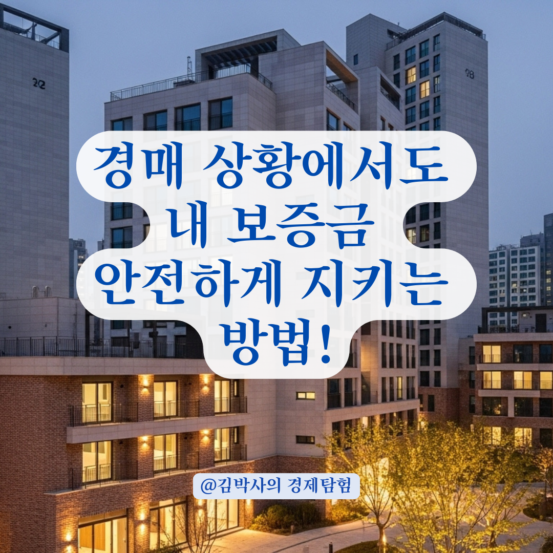 집이 경매로 넘어가도 세입자 보증금, 안전하게 돌려받는 방법 정리.
