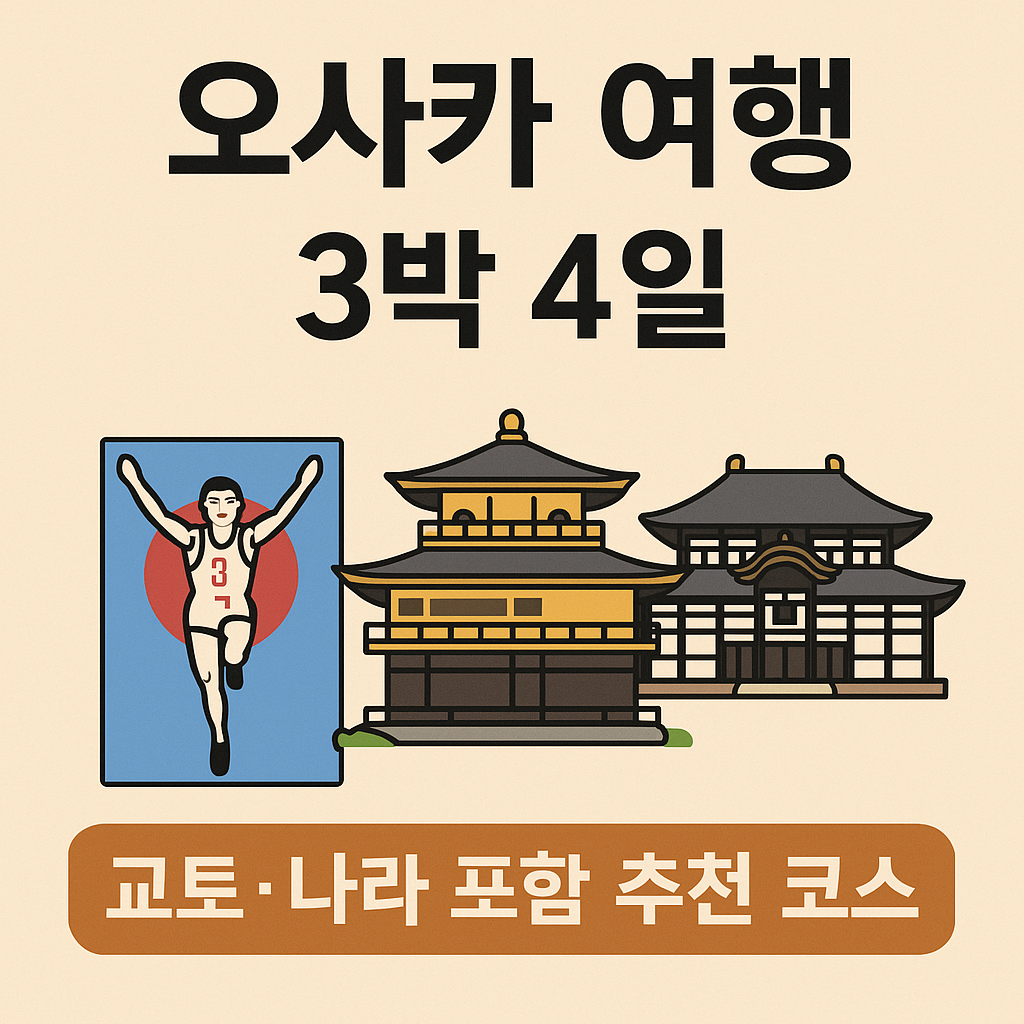 오사카 3박 4일 여행