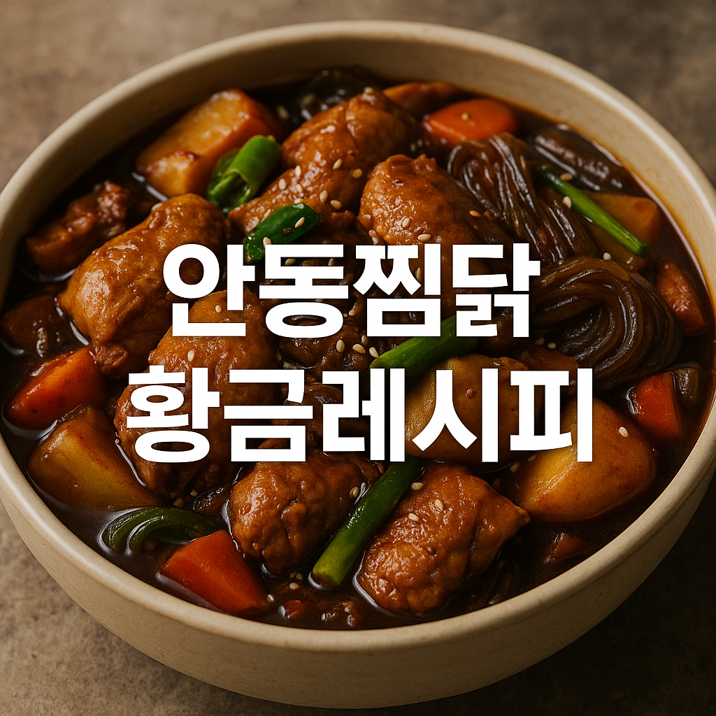 안동찜닭 황금레시피