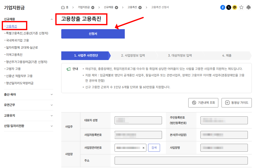 고용촉진 장려금