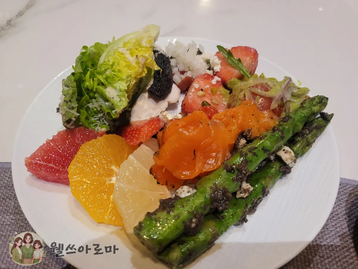 파라다이스호텔-온더플레이스뷔페-첫번째접시