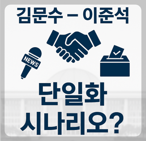 김문수-이준석 단일화 가능성은?