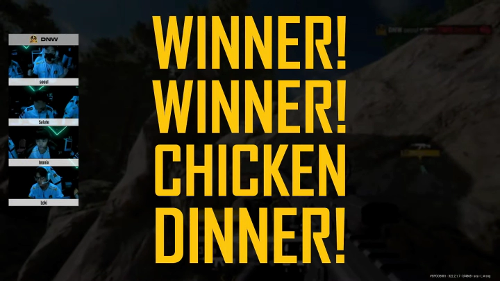 두번째 매치의 치킨도 다나와가 차지하게 되었습니다.