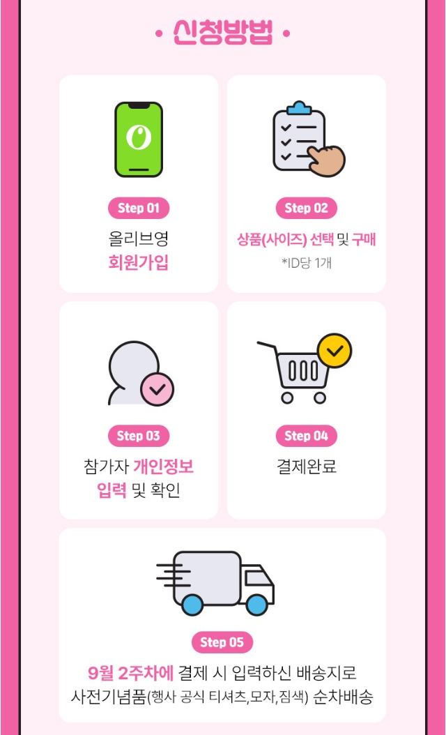 산리오 마라톤 신청방법4