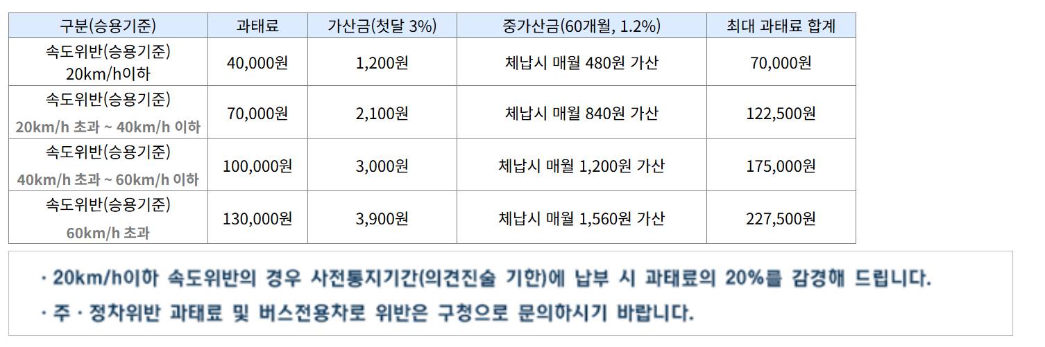 과속 단속 조회, 이파인