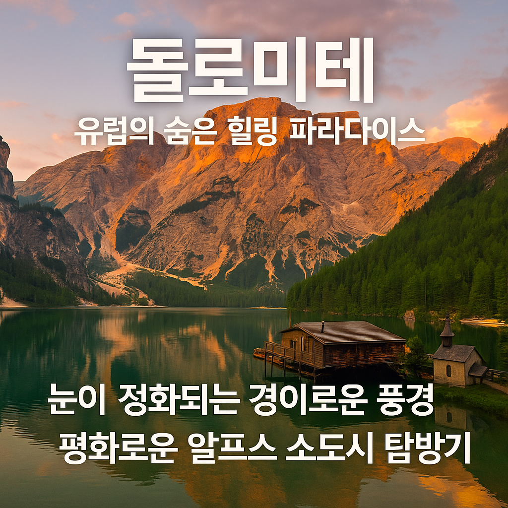 돌로미티, 미수리나 호수, 코르티나 당일 여행 예약하기