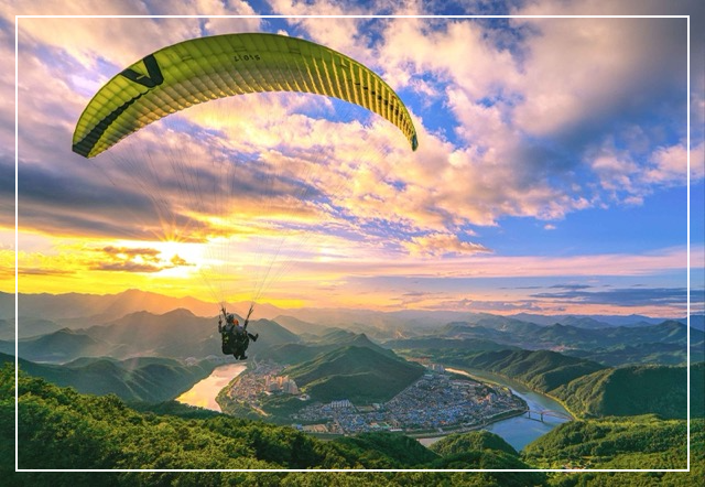 단양 패러글라이딩 이미지