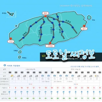 제주도 날씨 주간예보 4월 5월 전망_4