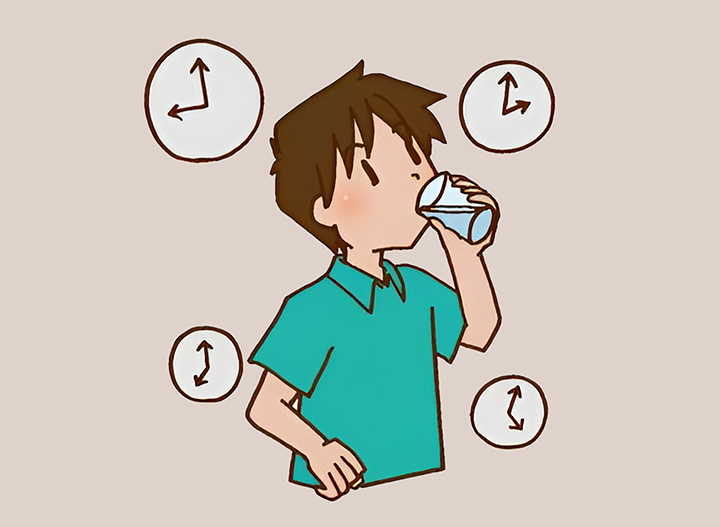 프로테오글리칸-섭취하는-남성