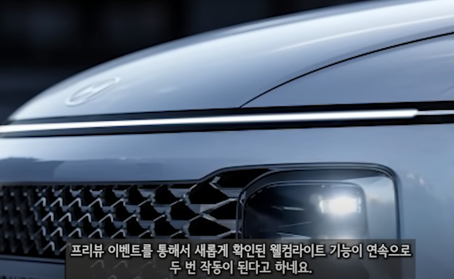 신형 그랜저 풀체인지 방향지시등