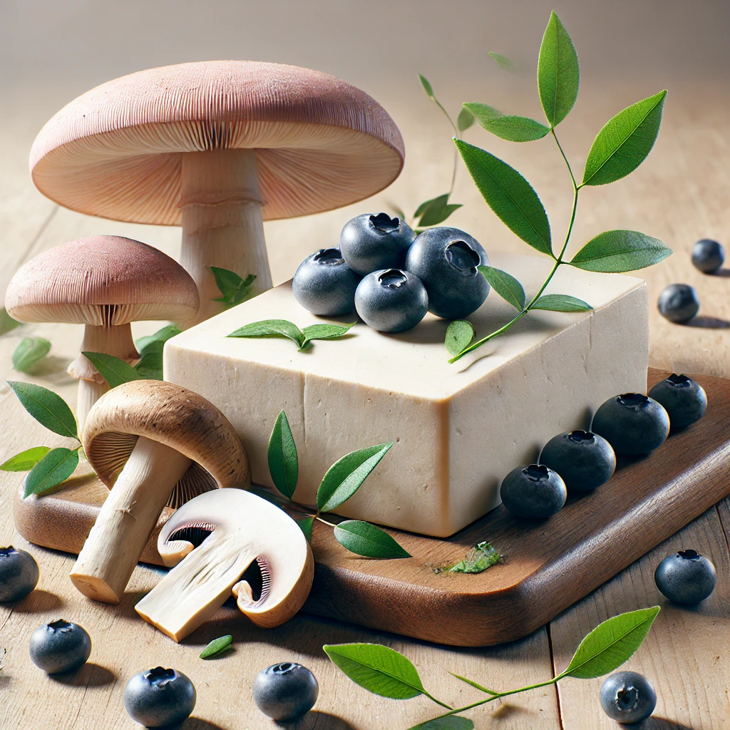 버섯-두부-블루베리