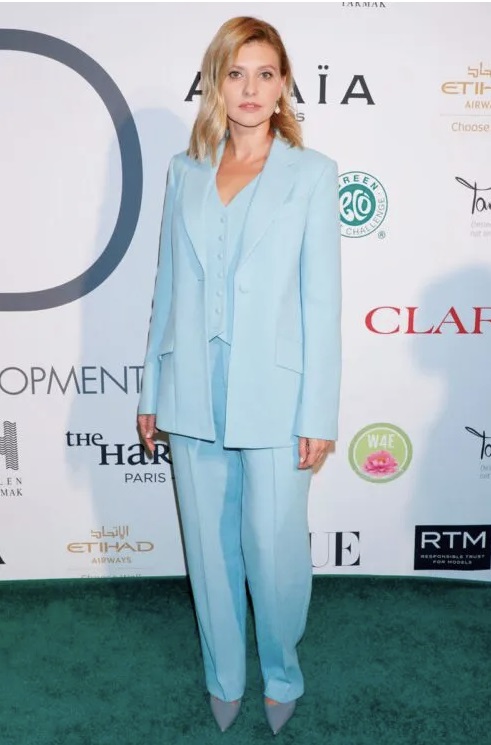 우크라이나 대통령 젤렌스키 부인 아내 올레나 나이 과거 직업