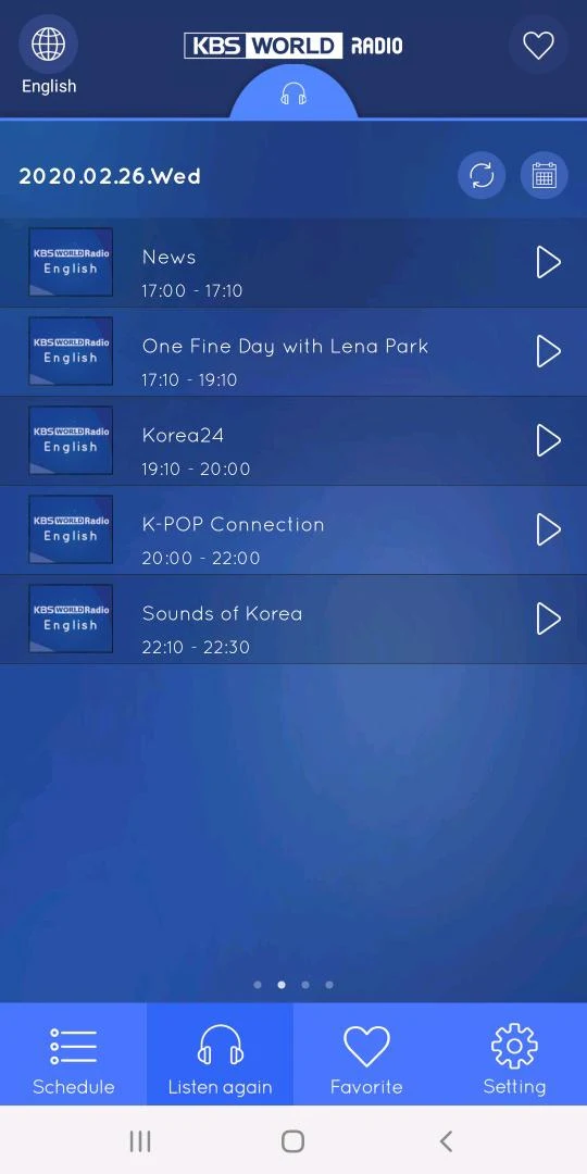 kbs 온에어&#44; KBS WORLD Radio On-Air&#44; 프로그램 편성표&#44; 11개 언어 방송 프로그램