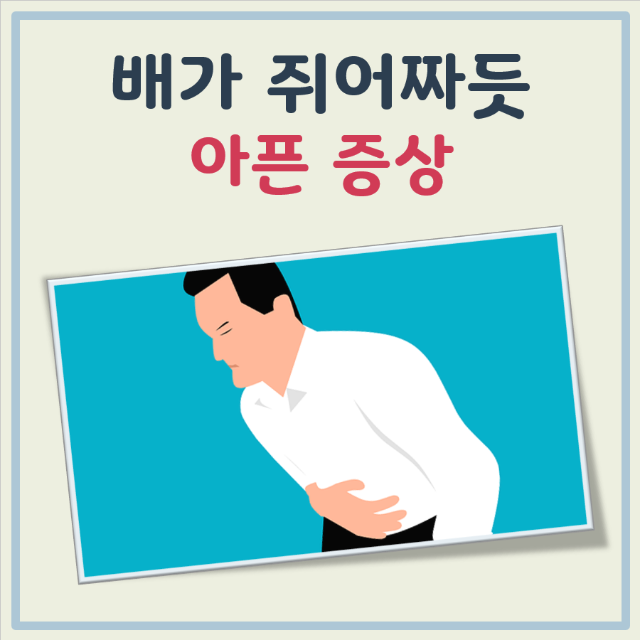 배가 쥐어짜듯 아픈증상 대표 이미지