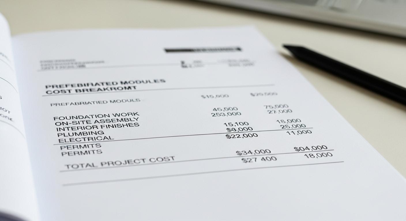 조립식주택 건축비용