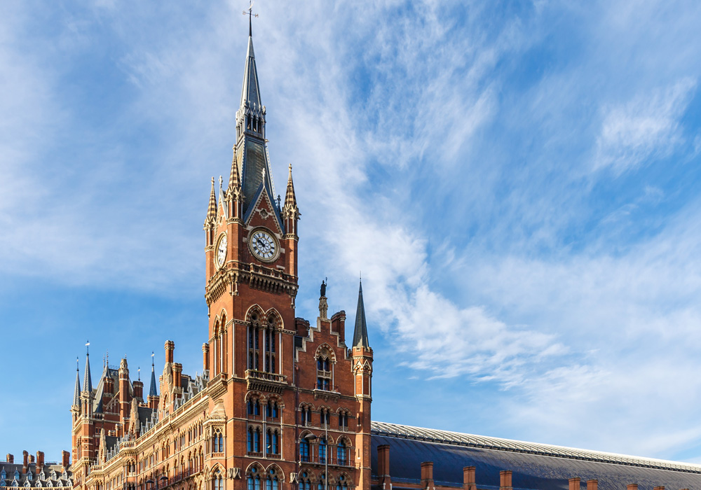 런던 세인트 판크라스 기차역